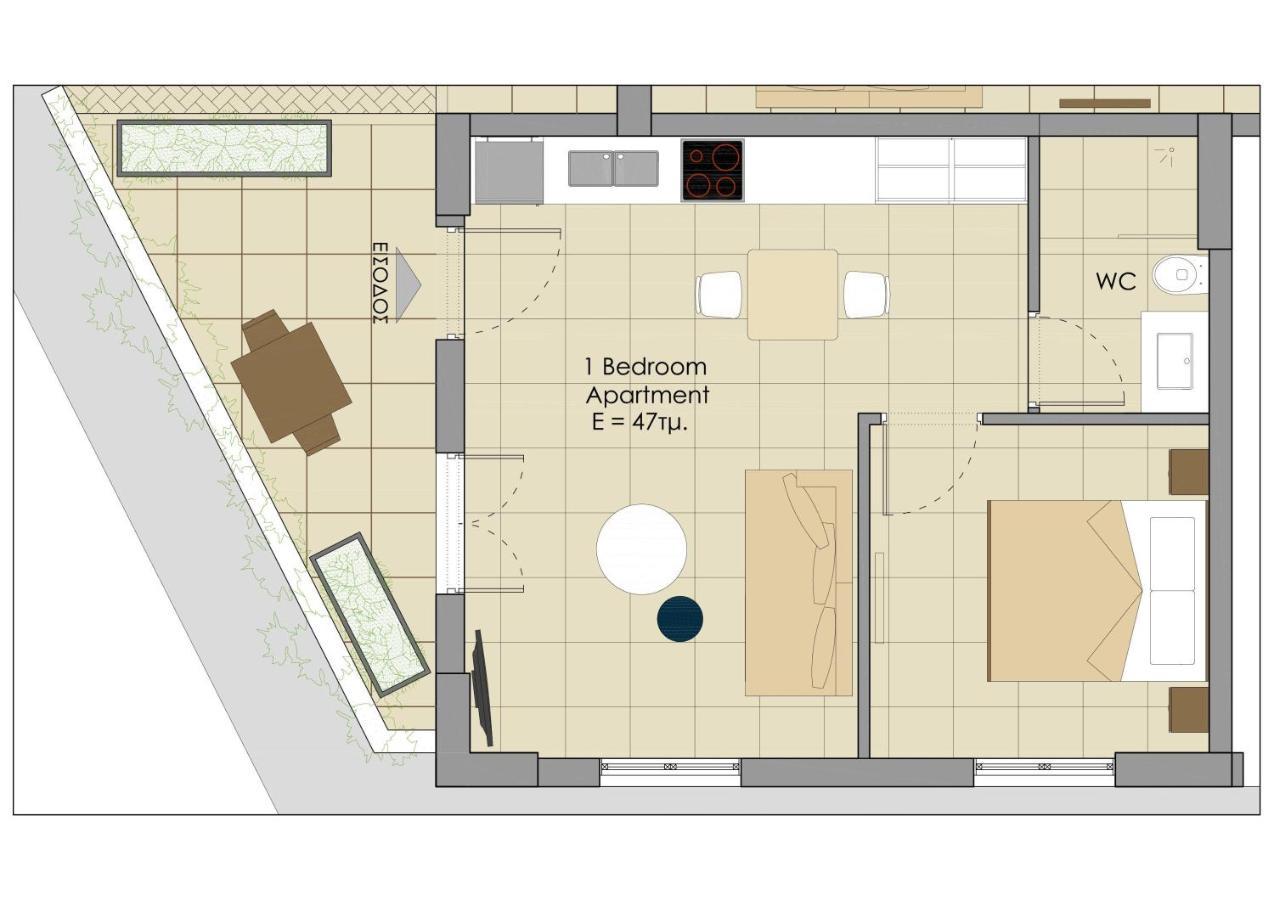 Sti Chora Apartments Lefkada City Екстер'єр фото